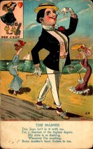 Vintage Caricature POSTCARD-DON Juan: The Masher - H.H. Artist Bkc - £5.45 GBP