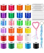 Cridoz Lanyard Kit Boondoggle Gimp String Weaving Kit with 25 Rolls Plas... - $77.10 CAD