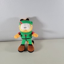 Garfield Plush Cat Christmas Elf Suction Cup Window Clinger - £8.78 GBP