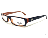 Ray-Ban Eyeglasses Frames RB5127 2294 Dark Blue Orange Rectangular 50-16... - £60.56 GBP