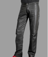 Stylish Black Cargo Genuine Track  Leather Lambskin High Quality Wear Pa... - $154.27 CAD+