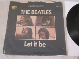Beatles Let It Be I Am The Walrus Brazil 7&quot; Vinyl Record EMI Apple Lot of 3 - £68.26 GBP