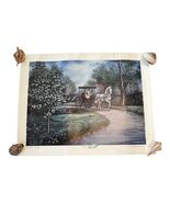 Vintage Elsie Louise Dunavant “Heaven Sent” Print Signed Artist Proof 27x22 - $45.00