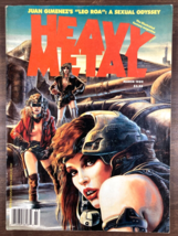 Heavy Metal Illustrated Fantasy Magazine March 1989 Juan Gimenez Royo Cover Vtg - £11.66 GBP
