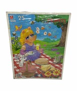 Vintage Jim Henson&#39;s Muppets Puzzle, Miss Piggy Picnic Children Frame-Tray - $228.09 MXN