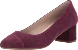 Cole Haan Women The Go-to Block Heel Pump 45 mm Winetasting Suede W16076 - £39.96 GBP