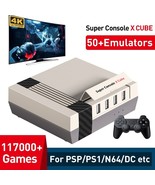 256GB Super Console X Cube Retro Video Game Console 117000+Game PS1/PSP/... - £75.41 GBP+