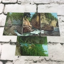 Vintage Postcards Lot Of 4 Ausable Chasm New York Scenic Collectible Travel - £7.75 GBP