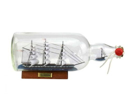 [Pack Of 2] USS Constitution Model Ship in a Glass Bottle 11&quot;&quot; - £65.84 GBP