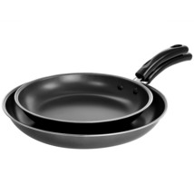 Gibson Everyday Highberry 2 Piece 12in and 10in Frying Pan Set in Metall... - €48,25 EUR