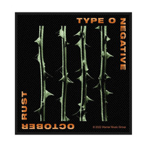 Type O Negative October Rust 2022 Woven Sew On Patch Official Merchandise - £3.97 GBP