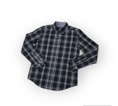 Button Down Checked Classic Fit Long Sleeve Plaid Shirt Size S 34-36 George NWT - £18.95 GBP