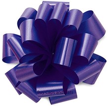 Buy Caps and Hats Purple Bows 10 Pack Gift Wrap Bow for Baskets Pageants... - $10.99
