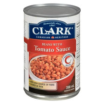 12 Cans of Clark Baked Beans with Tomato Sauce 398ml Each -Made in Canada - - $57.09