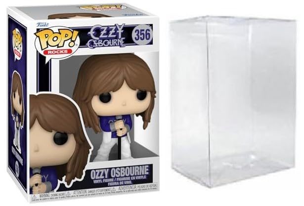 Ozzy Osbourne Funko Pop! Rocks #356 Vinyl Figure with Eco Tek Protector Case