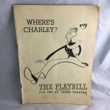 Vintage June 1949 Broadway Theatre Playbill &quot;Where&#39;s Charley?&quot; NYC Broadway - £10.25 GBP