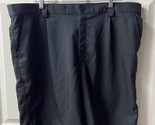 Under Armour Mens Size 40 Black Flat Front High Rise Golf Shorts - $10.74