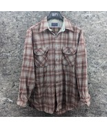 Red Vintage Pendleton Mens Plaid Board Shirt Pure Virgin Wool XL - $49.99