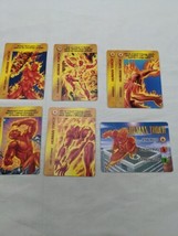 Lot Of (7) Marvel Overpower Human Torch Trading Cards - £14.00 GBP