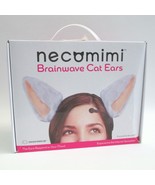 Necomimi Brainwave White Plush Cat Ears Neurowear Anime Furry Cosplay Sm... - £58.37 GBP