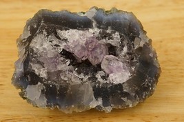 Wicca Reiki Healing Magic Gemstone Rough Amethyst Crystal Geode Specimen - £19.13 GBP