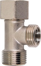 Bidet T Adapter - T Valve Adapter For Bidet, Made Of Brass Coated Nickel... - $19.71