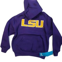 NCAA Boys LSU Tigers Long Sleeve Pullover Kids Hoodie Size Small 4 - £13.94 GBP