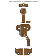 2007 Four Winns Funship 224 Swim Platform Cockpit Pad Boat EVA Foam Teak... - $1,229.56 CAD