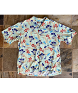 Hilo Hattie Hawaiian Shirt-XL-Floral, Ukulele, Palm Tree, Hula Girl-Butt... - €21,48 EUR