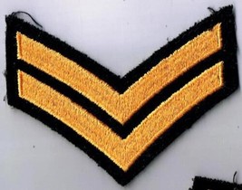 Canadian Armed Services Sailor First Class Gold On Black Arm Patch 1.5&quot; x 4&quot; - £2.36 GBP