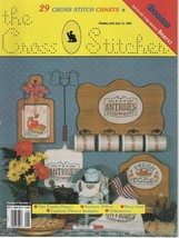 The Cross Stitcher Magazine Vol 7 #2 -Counted Cross Stitch Pattern Chart 1990 - £4.54 GBP