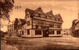 Tewksbury superb The tudor style Bell Hotel (H.Charles landlord) Postcard bk47 - £9.49 GBP