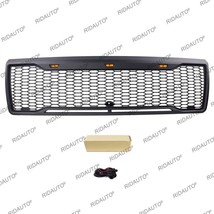 Front Grille Fit For FORD F150 1992-1996 Black Bumper Grille With LED Li... - £182.96 GBP