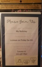 Recollections Craft It ~ 10 Flat Cards ~ Printable Invitations w/Envelopes  - $20.00