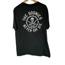  Goonies Never Say Die T-Shirt Color Heather Grey Menswear Size XL - £7.46 GBP