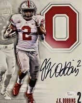 J.K. DOBBINS Autograph SIGNED OHIO STATE BUCKEYES 8x10 PHOTO JSA CERT SD... - £70.47 GBP