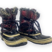 Sporto Winnie Fur Lined Rubber Lace Up Duck Boots  size 9 - £19.50 GBP