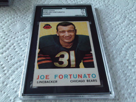 1959   JOE  FORTUNATO   #  106   TOPPS   CHICAGO  BEARS   SGC  70   FOOT... - $54.99