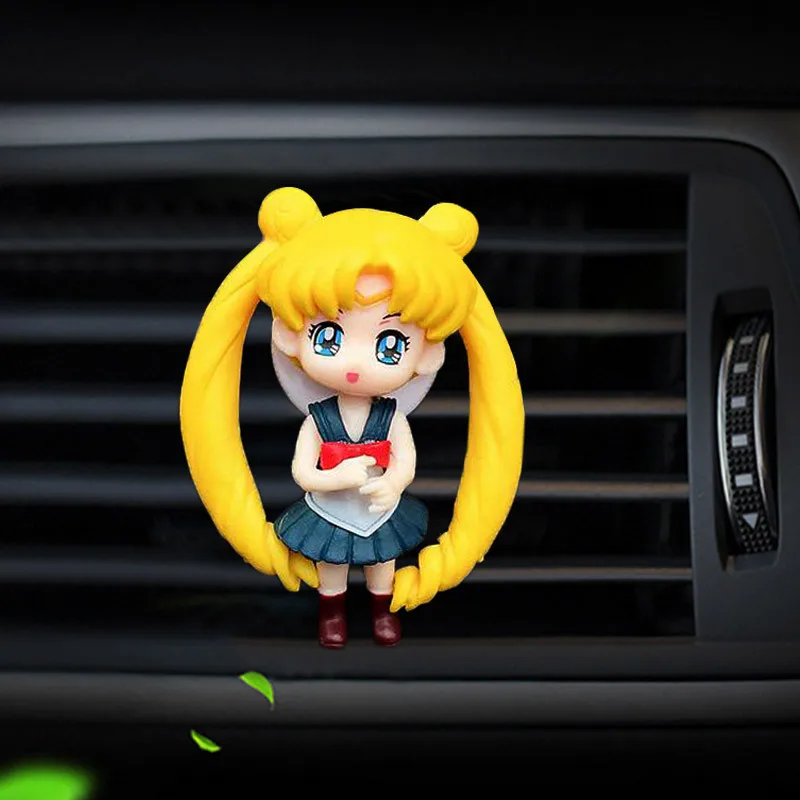 Car Interior Accessories Anime Cartoon Sailor Moon Beautiful Girl Action... - £9.97 GBP