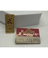 Lot of 2 1996 Atlanta Official Olympics Olympic Games Gold and Pink/White - $188.30 MXN