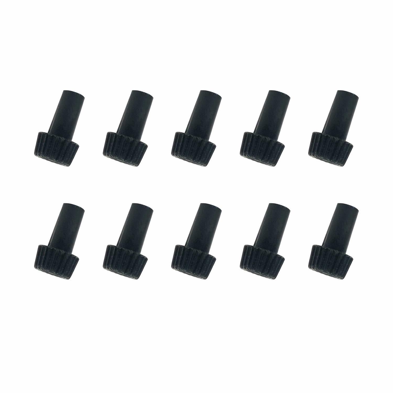 Royal Designs Plastic Lamp Socket Knob, Black, Set of 10 - $20.74