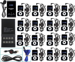 In-Ear Translation Devices 1 Transmitter 15 Receivers Charge Station Exmax® - £518.33 GBP