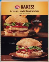 Dairy Queen Poster DQ Bakes Artisan Style Sandwiches 22x28 dq2 - $82.41