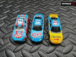 Lot of 3 Nascar Diecast Cheerios Chex STP Dodge #43 Slot Car Lionel 1:64 - £23.26 GBP