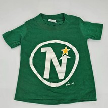 Vintage Spring Ford Baby Toddler Minnesota North Stars Logo T Shirt Made... - $24.74