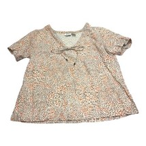 VTG Jaclyn Smith Short Sleeved Leopard Print Shirt Women’s Size Medium - £13.69 GBP