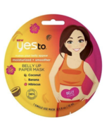 Yes to Belly Up Paper Mask, Coconut Banana Hibiscus, Single Use Mask - $6.95