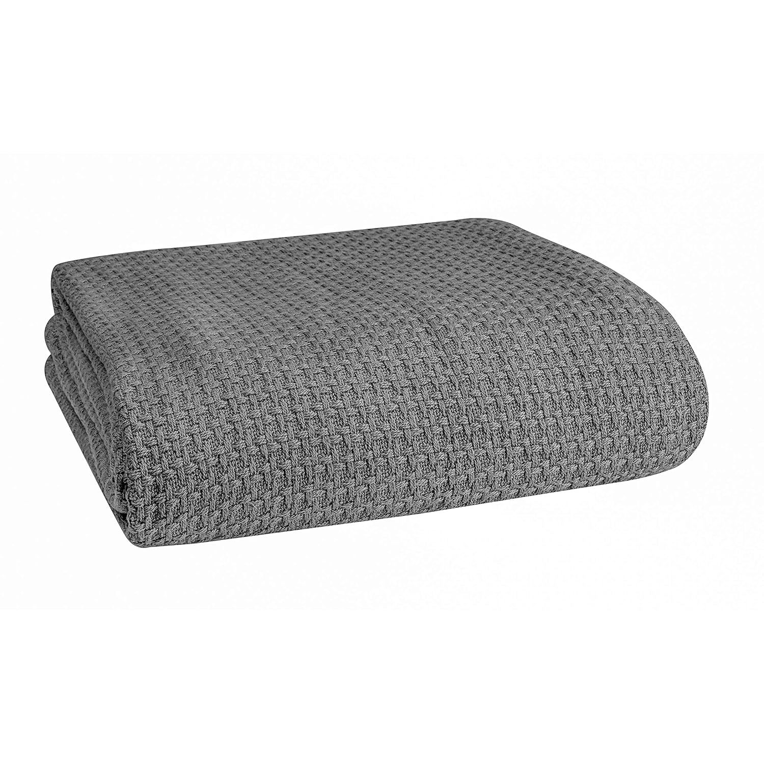 Elvana Home 100% Cotton Bed Blanket, Breathable Bed Blanket King Size, Cotton Th