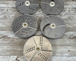 Lot Of 5 Robot Coupe Slicing Blade Discs for R2 Food Processor - $98.95