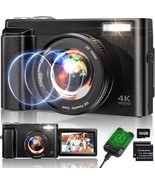 With Two Batteries And A Battery Charger, This 4K Digital Camera Can Cap... - £60.25 GBP